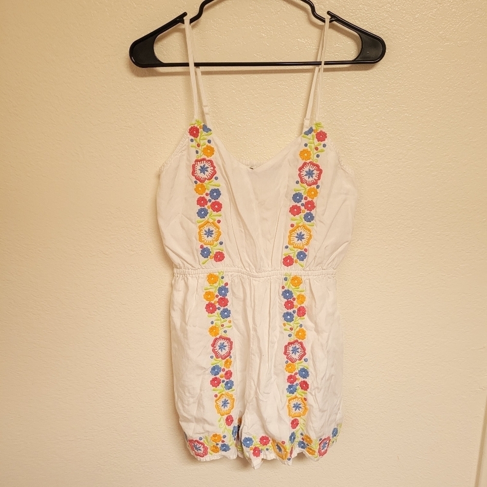America and Beyond Embroider Romper